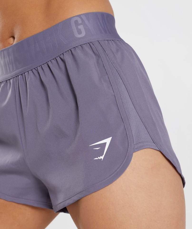 Women's Gymshark Training Loose Fit Shorts Purple | NZ 1QKJEB